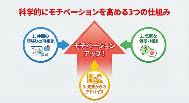 科学的にモチベーションを高める3つの仕組み
