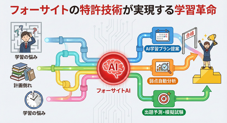 フォーサイトの特許技術インフォグラフィック